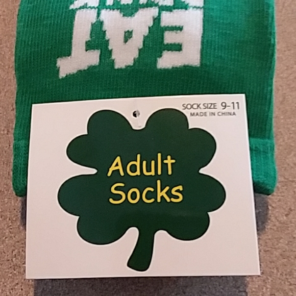 Pair of St Patty's Day Socks - Picture 2 of 2